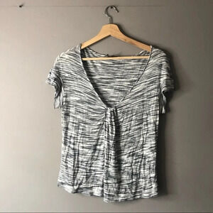 7 for all mankind gray top short sleeve  xs